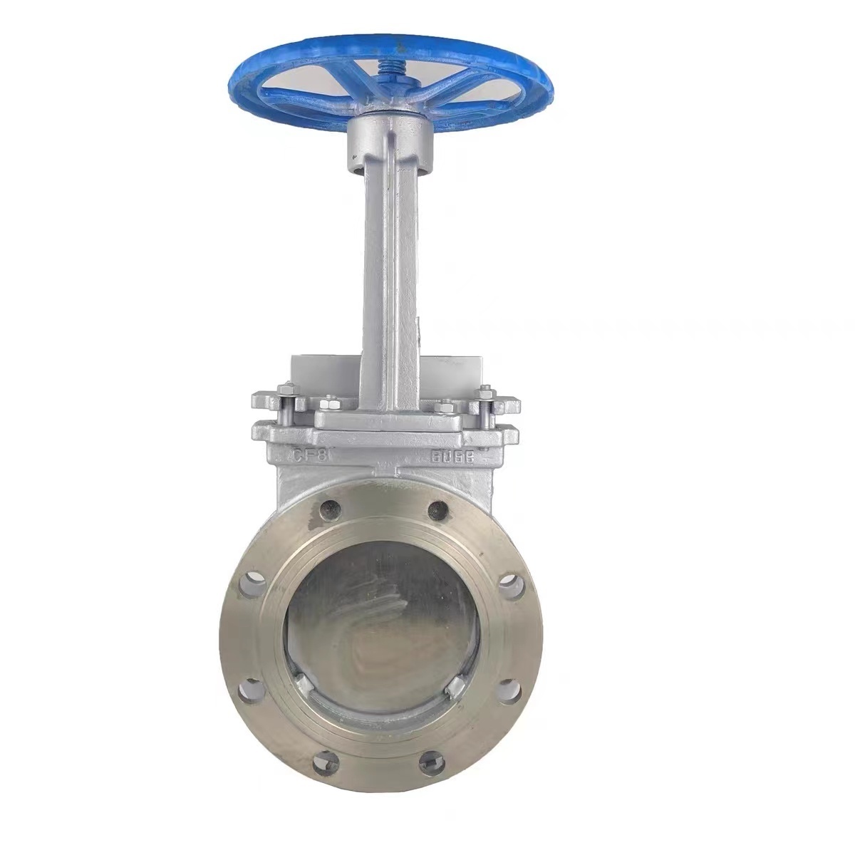 Sewage  stainless steel cast iron manual gate valve  knife type gate valve