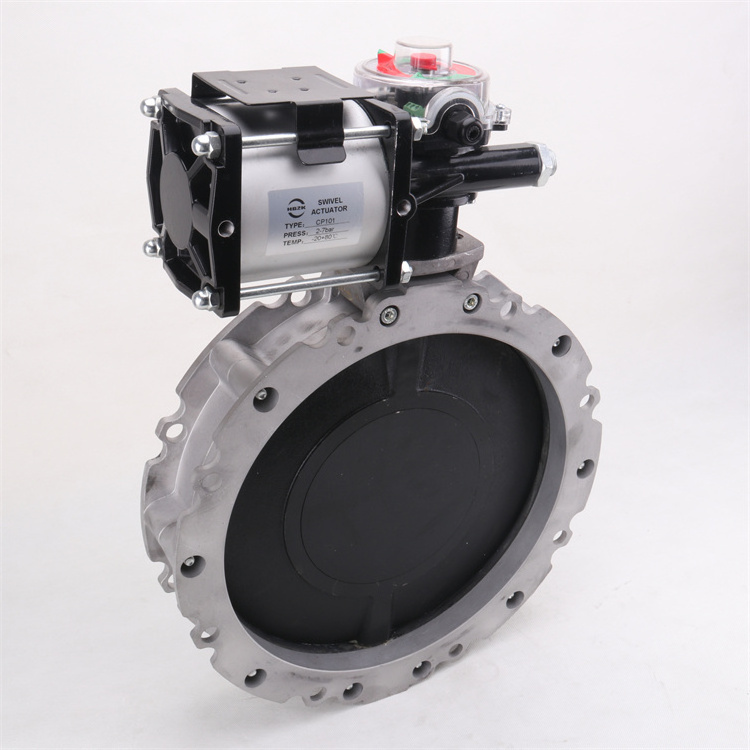 VFS V1FS V2FS special aluminum alloy Silo butterfly valve for cement Pneumatic powder butterfly valve CP101/CP126