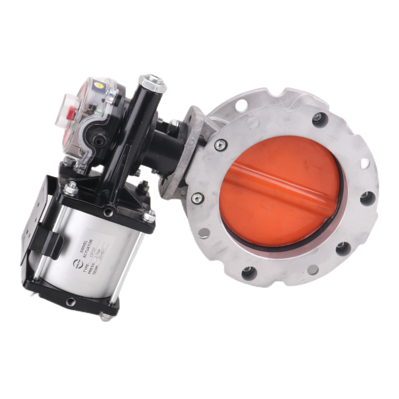 VFS V1FS V2FS special aluminum alloy Silo butterfly valve for cement Pneumatic powder butterfly valve CP101/CP126