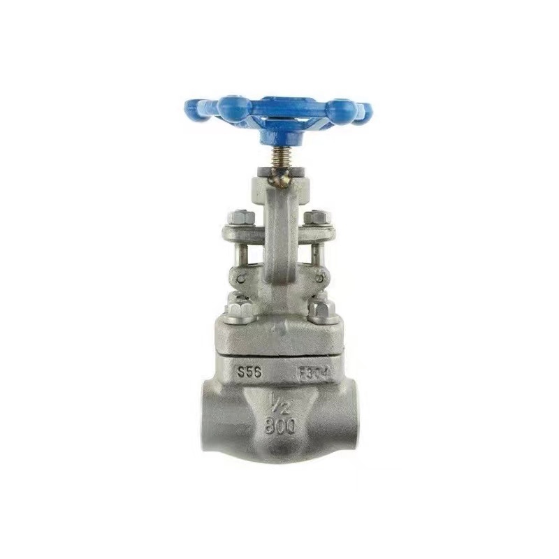 ANSI JIS GB high pressure and high temperature steam forged steel stainless steel threaded connection socket welding gate valve