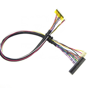 Custom OEM LCD Screen Cable IPEX Display Cable P-TWO FFC Turn LVDS Cable assembly