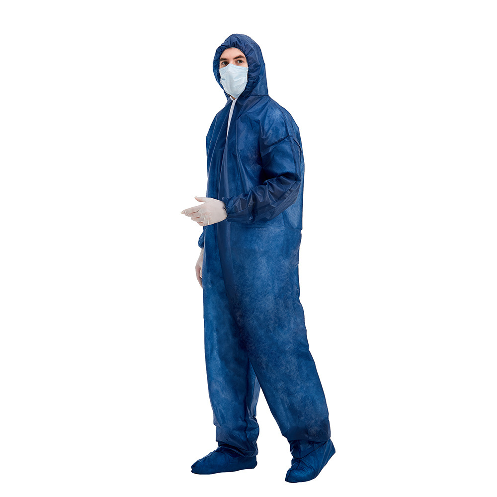 HUBEI HAIXIN medical suppliers chemical clothing protective suit coverall disposable gown coverall manufacturer