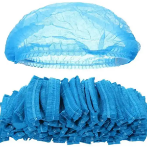 Disposable non woven medical bouffant clip cap elastic disposable doctor nurse bouffant caps