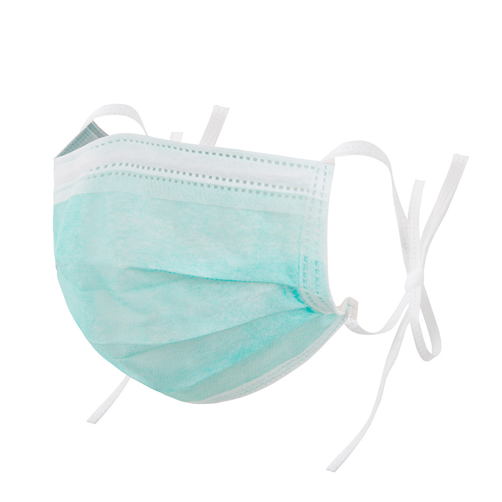 3-ply ES Face Mask with Pro-shield and Flat Elastics Medical Suppliers Black Surgical Face Mask CE 510K Type IIR Disposable