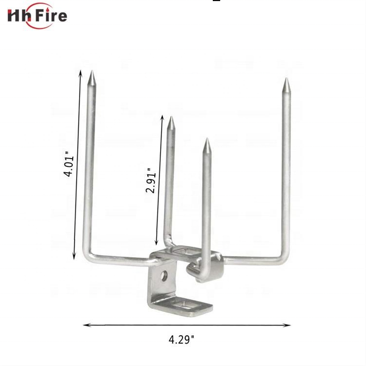 Durable Stainless Steel Rotisserie Meat Fork Spit Roaster Premium BBQ Accessories