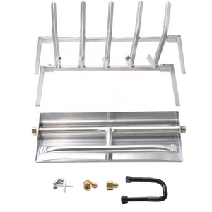 304 Stainless Steel Intelligent Grate Ethanol Ember Fireplace Pan Burner For Outdoor