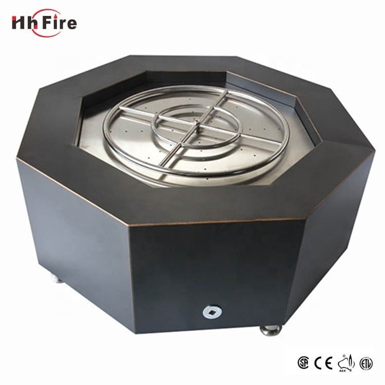 30 Inches Octagonal Fire Pit Outdoor Fire Pit With Fire Ring