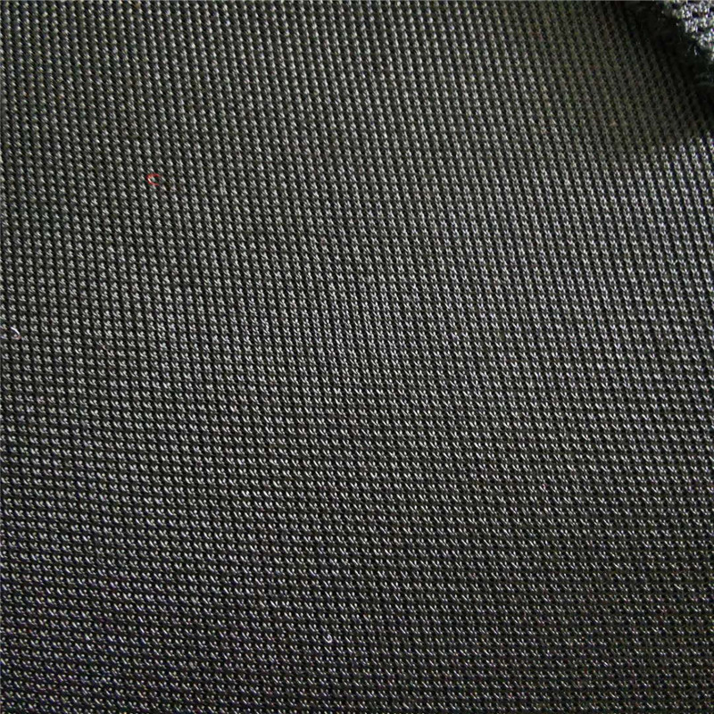 Recycled Shoe Fabric Black 3D Polyester Spacer Mesh Material Fabric