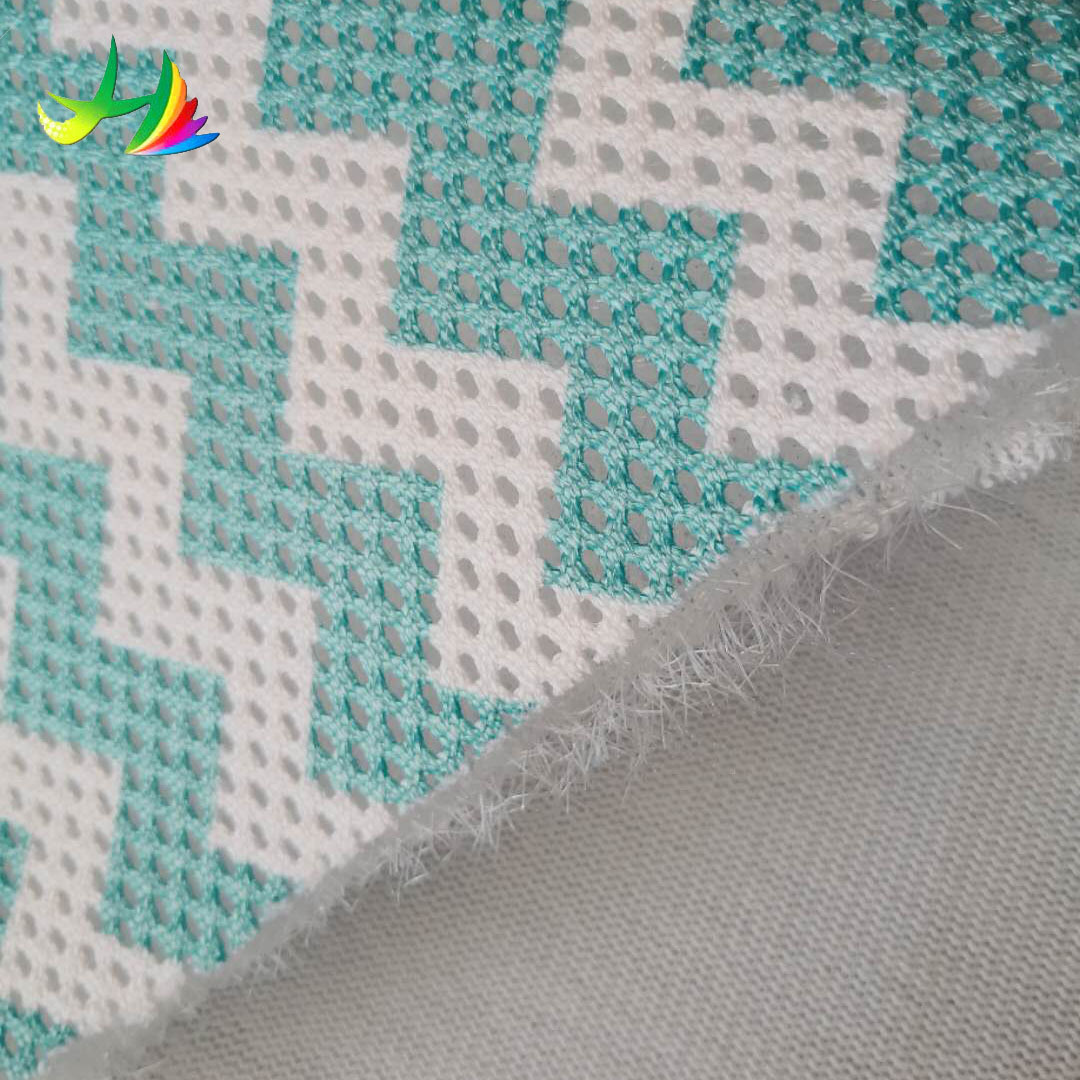 polyester tebal 10 mm 3d air mesh kain 100% polyester mesh fabric 100 wrap knitted polyester fabric