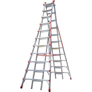 Aluminum Telescopic Ladders Combination Foldable Hanging Step Fiberglass Extension Ladder