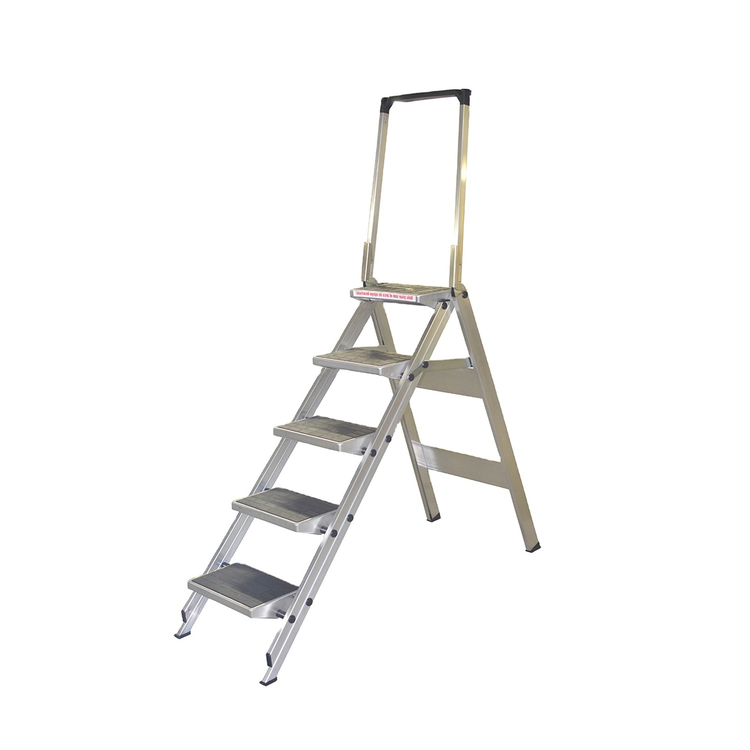 aluminum 3.2m straight telescopic folding ladder from China manufacturer