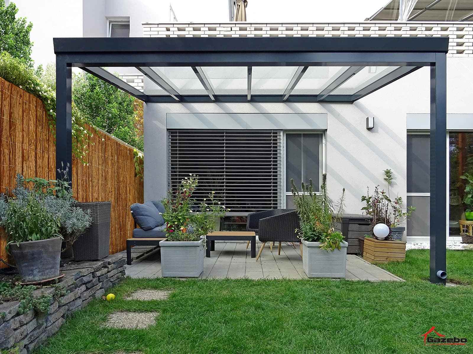 Easily Assembled Opening Roof Motorised Pergola Louver