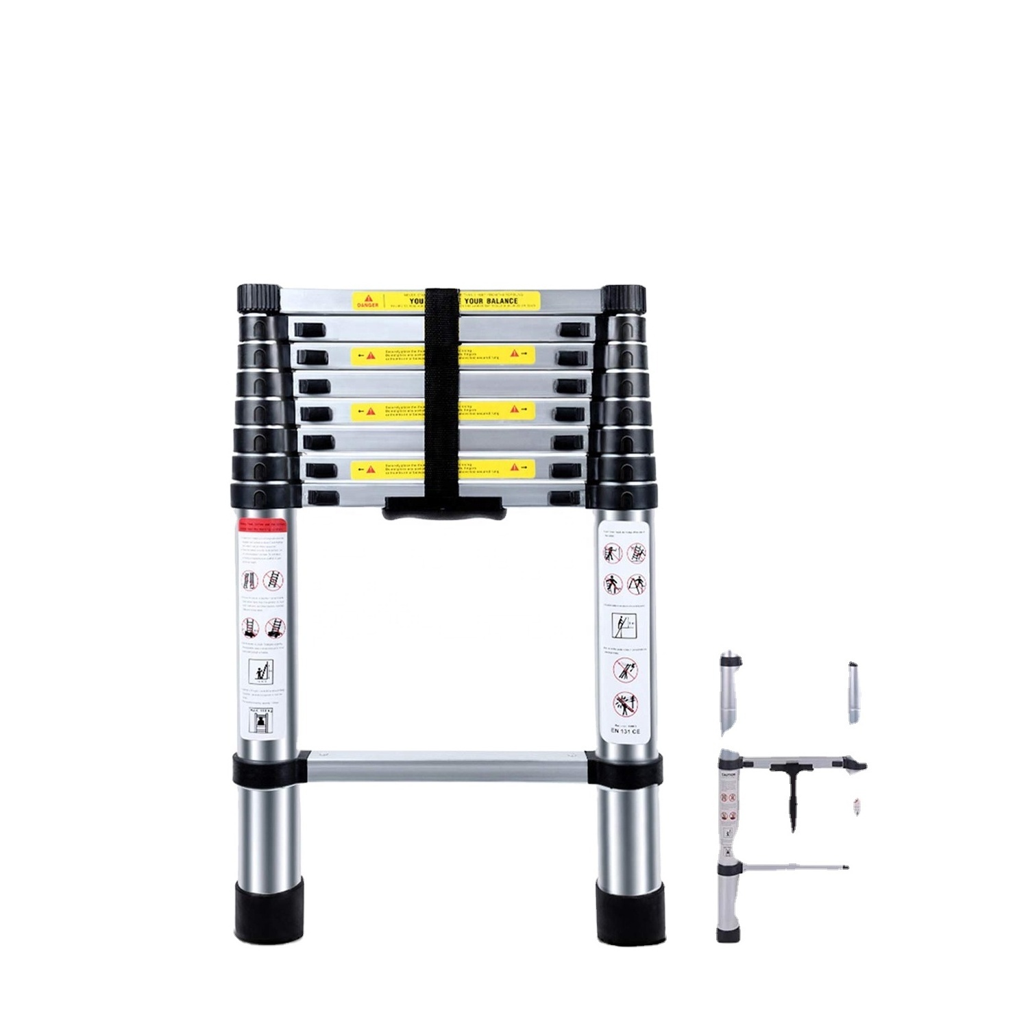 Folding Step Manufacturers Loft Retractable Foldable Aluminum Telescopic Ladder