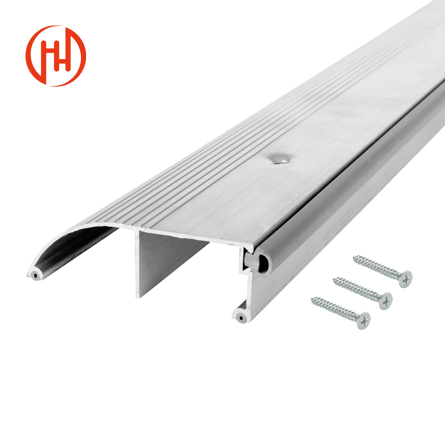 Simple style wardrobe aluminium profile for kitchen cabinet door pull handles profile furniture glass door frame