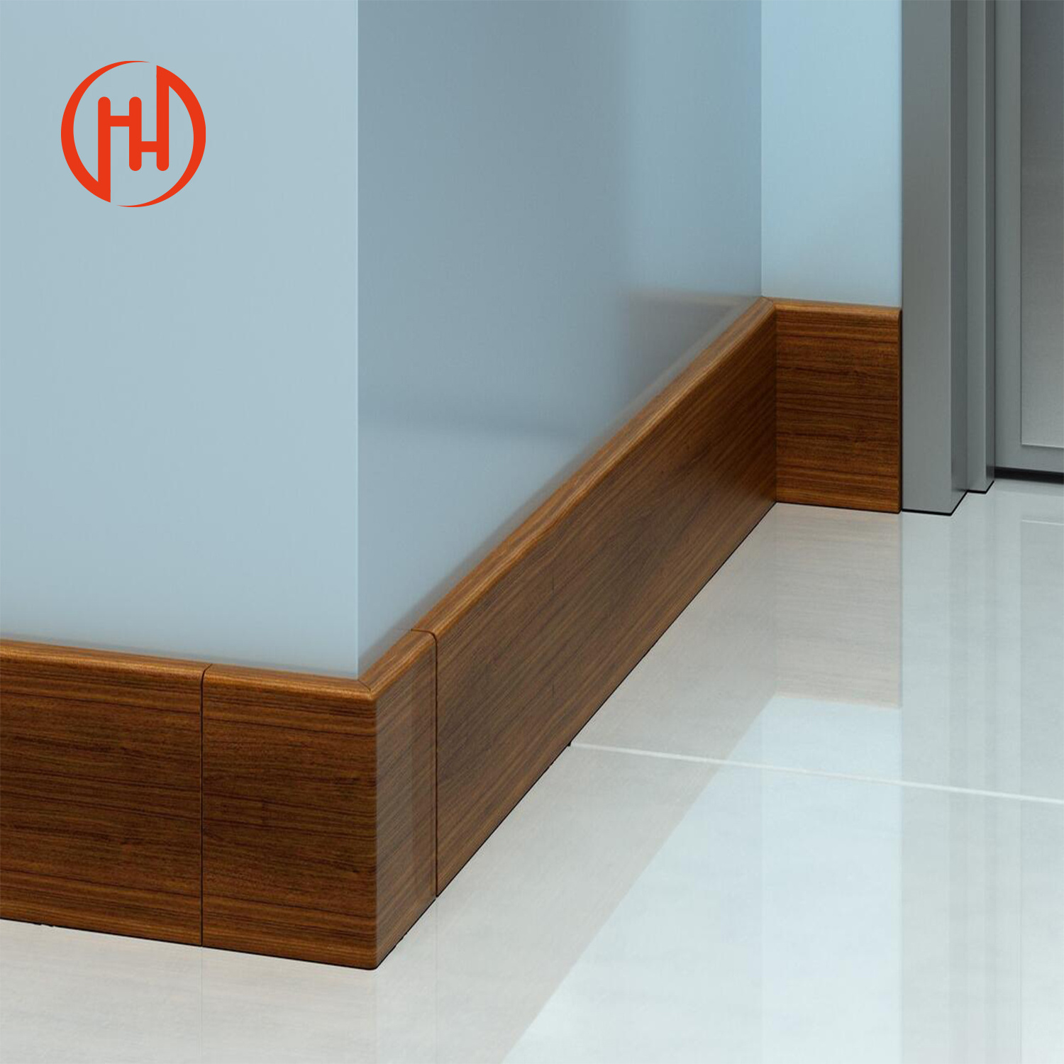 Decorative Material Hot Sale Led Aluminium Baseboard Skirting Profile Light Led Skirting Board Trim