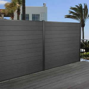 Fence Panel Retractable Wpc Composite Wood Hot Sale Outdoor Garden Fence