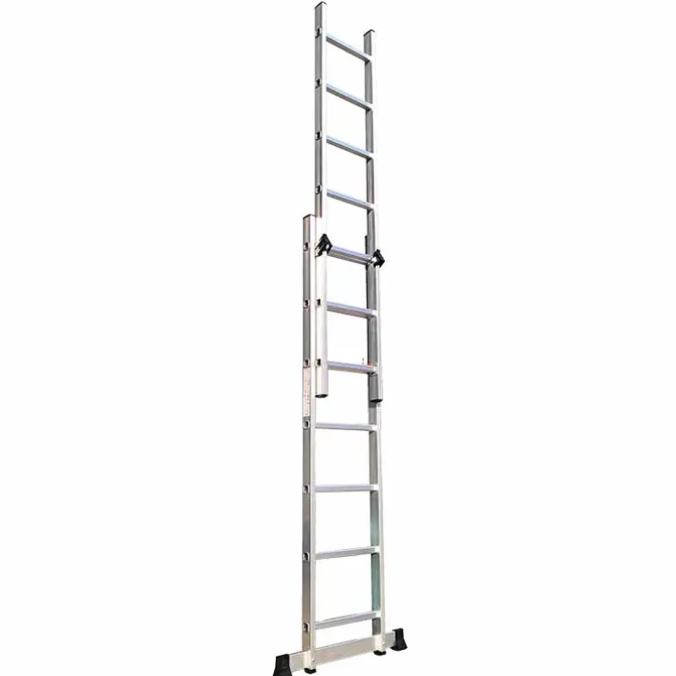 Safety Steps Aluminum Ladder  Aluminium Folding Household Ladders Telescopic Ladder For Home / Industrial Use