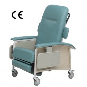 Online Supplier Portable Folding Phlebotomy Blood Draw Chair Recliner With Storage On Wheels