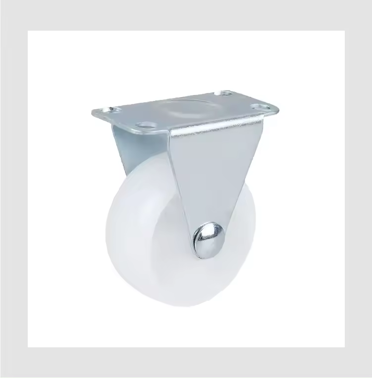 Plastic wheels rigid style PP caster wheel 1/1.25/1.5/2/2.5/3 inch furniture caster wheel for cabinets and trolleys