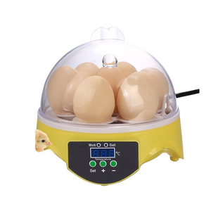 HHD brand Intelligent automatic small 7 eggs incubator for parrots sale