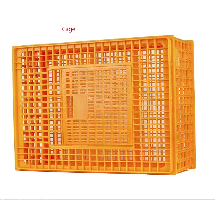 White and orange options are available for weight affecting quality of chick cages for transport