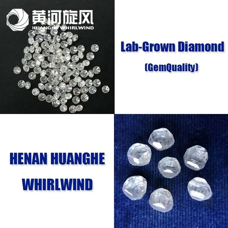 China HPHT industrial synthetic grinding 1 2 carat diamond price/5 carat lab created diamond