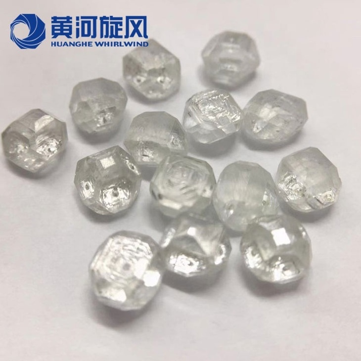 China HPHT industrial synthetic grinding 1 2 carat diamond price/5 carat lab created diamond