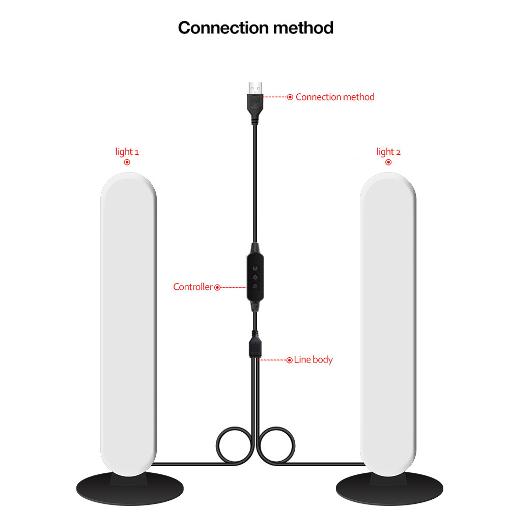 APP Control Smart LED Light Bars Multicolor Gaming Room TV Back Light Bar Ambient Light Led Tv Smart Ambient Bars