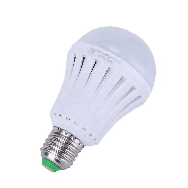 5W 7W 9W 12W E27 B22 Cool White Intelligent Light LED Emergency Bulb