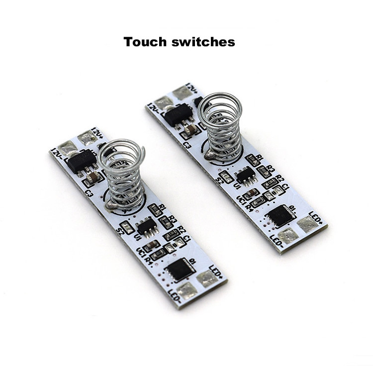 10mm LED Cabinet Light Short Distance Hand Sweep Sensor Switch Capacitive Touch Sensor Switch PIR Motion Sensor Switch