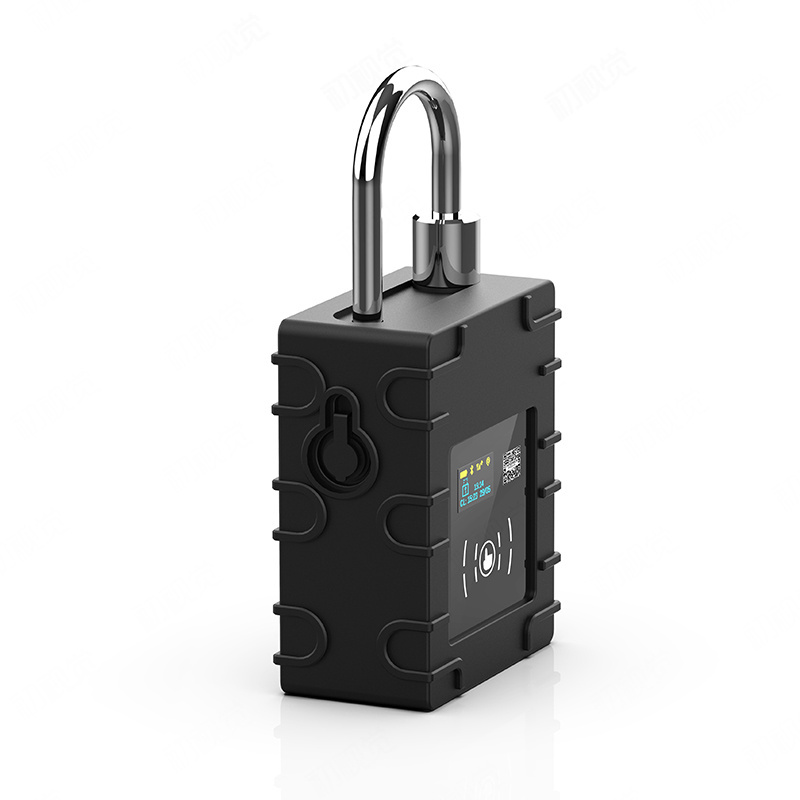 Real-time GPS tracker padlock shipping container door electronic lock