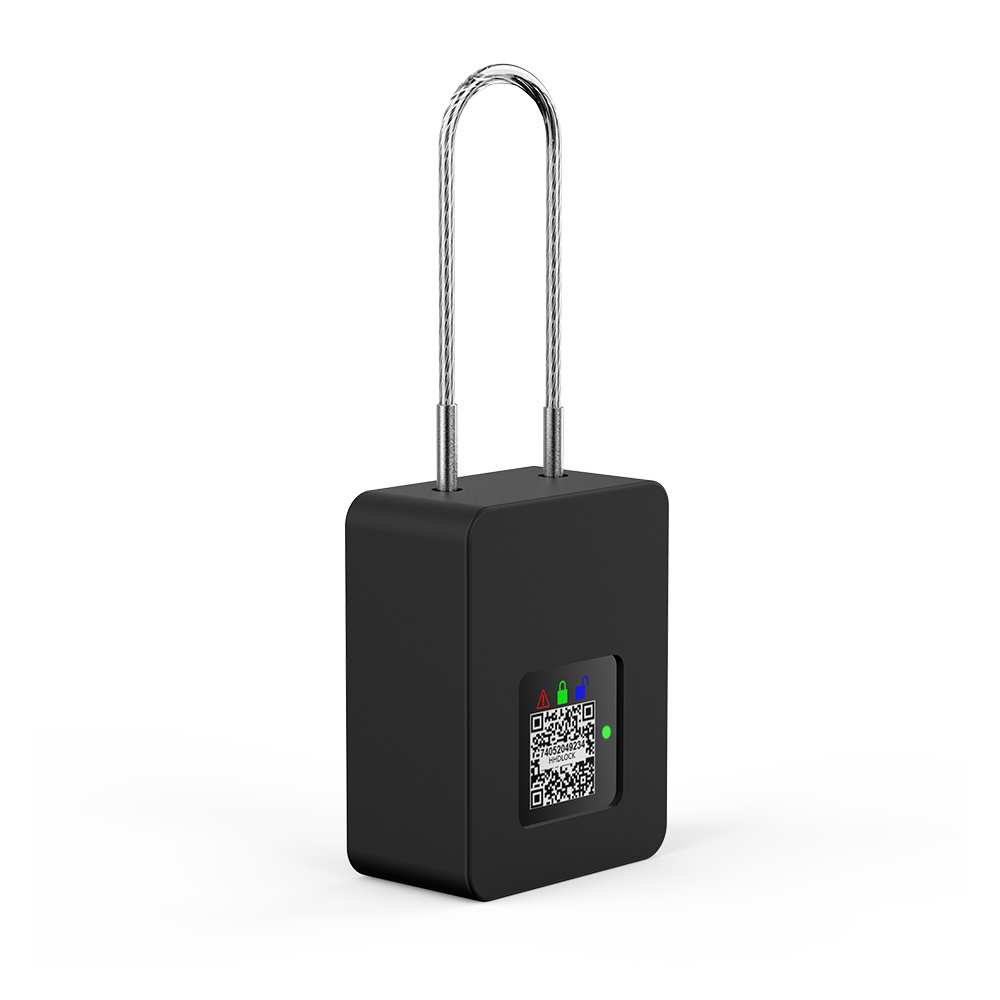 High Quality Intelligent Smart Cable Padlock Waterproof IP67 long time battery lock for Gym Outdoor Storage Fences