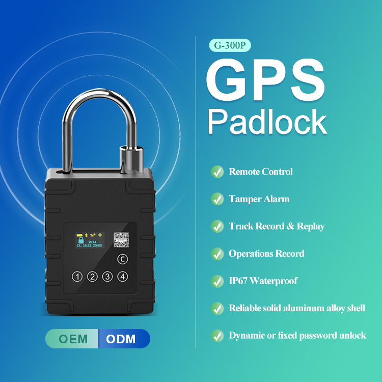 G300P GPS Lock 9600mAh Battery Keyless Smart Padlock