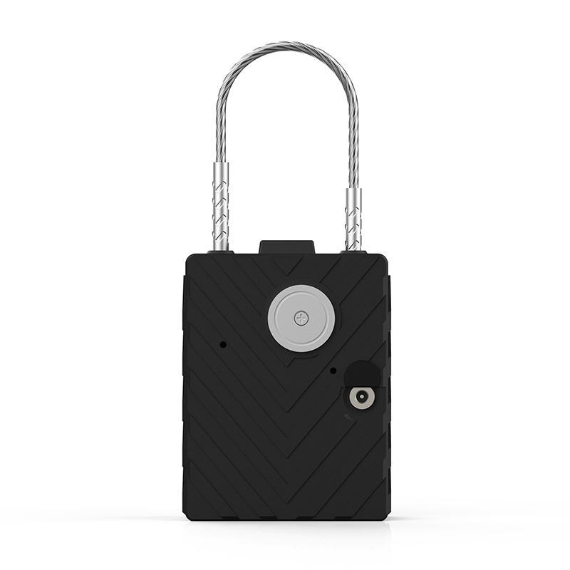 IP67 heavy-duty lock unlock gsm sms electronic timer lock gps padlock with alarm