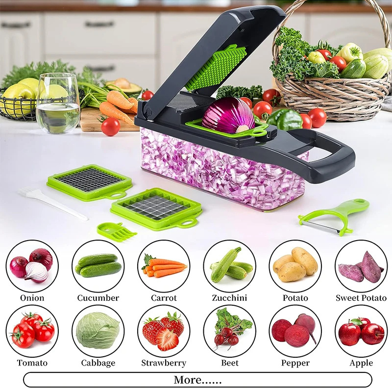 Kitchen Accessories gadget Household Potato Slicer chopper radish slicing grater manual Multi-Functional Vegetable Cutter