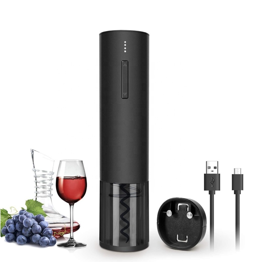 USB Rechargeable Cork Remover Wine Bottle Opener Electric Automatic Wine Opener Corkscrew