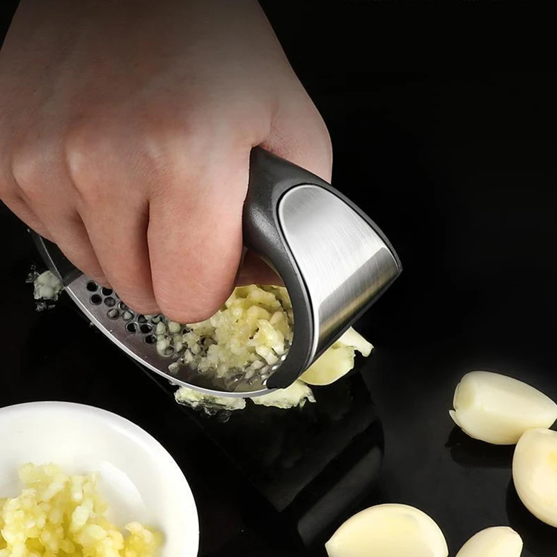 Garlic masher manual pressure garlic clamp household masher mashed garlic artifact kitchen tool Accessories