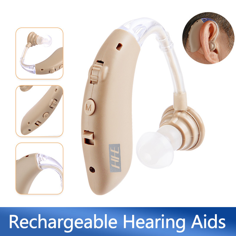 Factory Low Cost Sound Audiphones Digital Rechargeable Hearing Aid Earphone For The Deaf