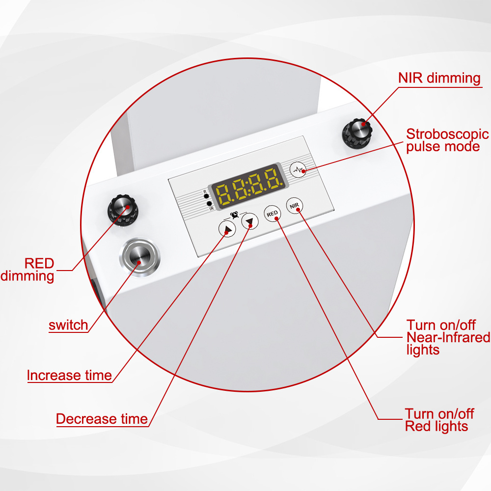 OEM ODM 360 Full body treatment Phototherapy device Stand up Over red light therapy tanning bed for Home Beauty