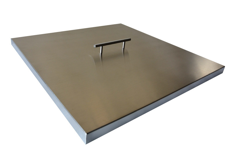 21 X 21 inch Square burner pan cover with handle