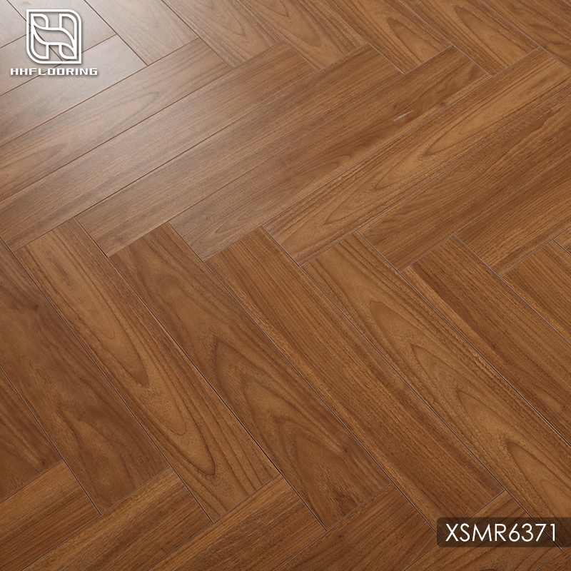 HHFlooring 2023 New Design Wood Composite Flooring interlocking solid wood composite indoor floor E0 grade Herringbone Series