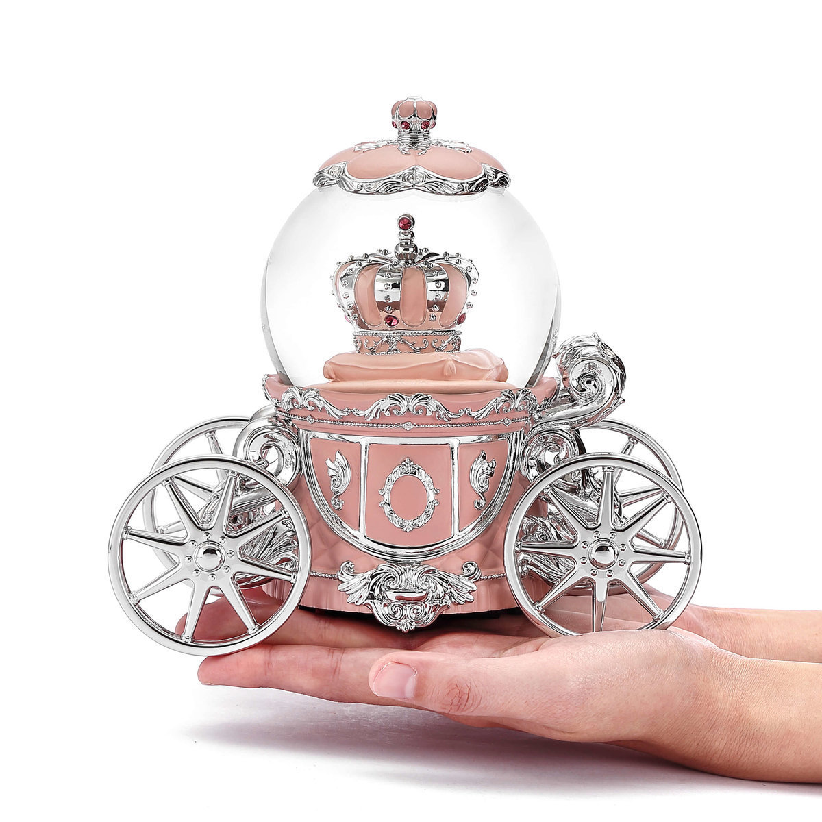 Light Musical Snow Globe For Home Decorative wedding music box custom snowball manufacturer