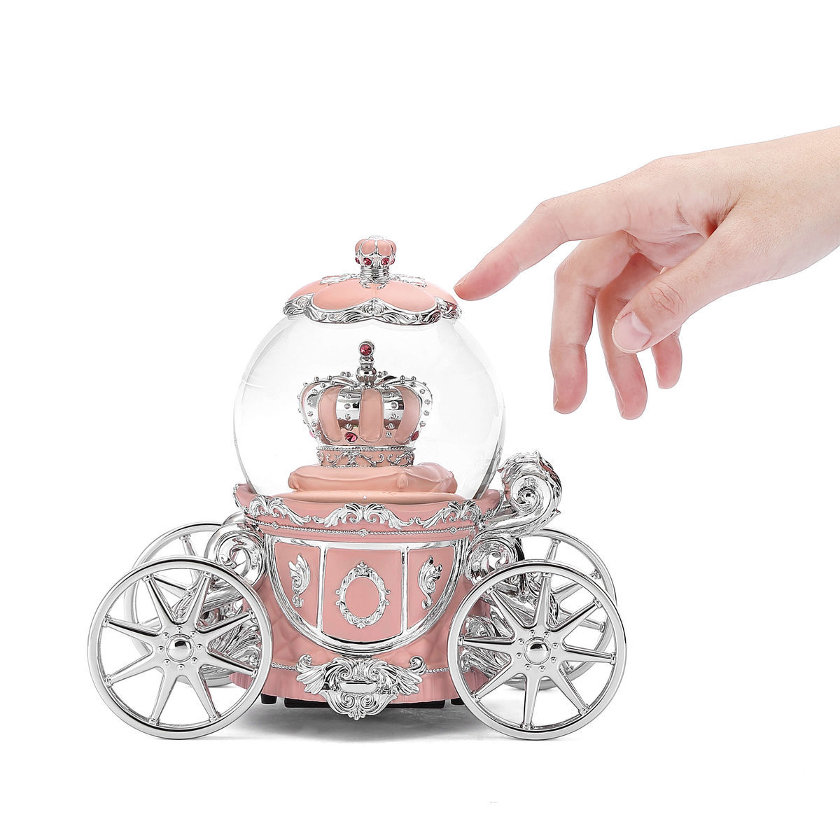 Light Musical Snow Globe For Home Decorative wedding music box custom snowball manufacturer