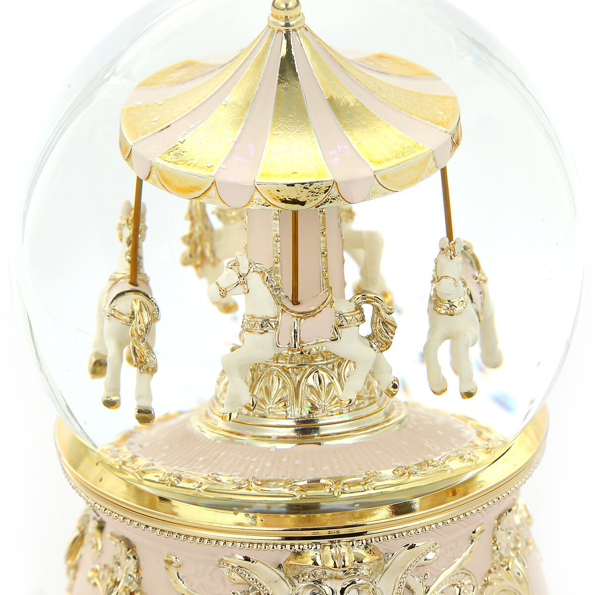 ODM carousel Snow Globe music box For Decorate