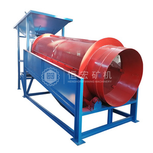 Full Automatic Sand Machine, Rotary Soil Sieve, Stone Separator, Small Mobile Gold Mining Mineral Ore Clay Trommel Drum Screen