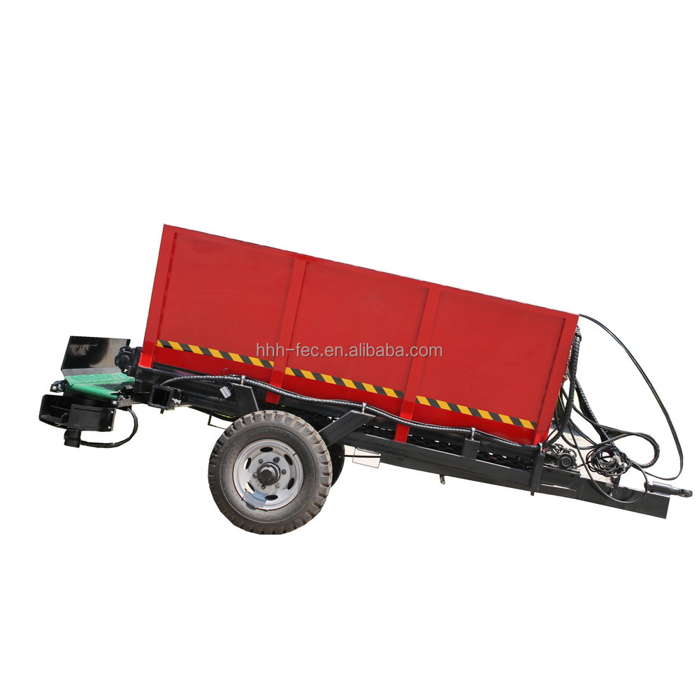 Customised export quality tractor drawn automatic manure spreader lime granular fertiliser spreader