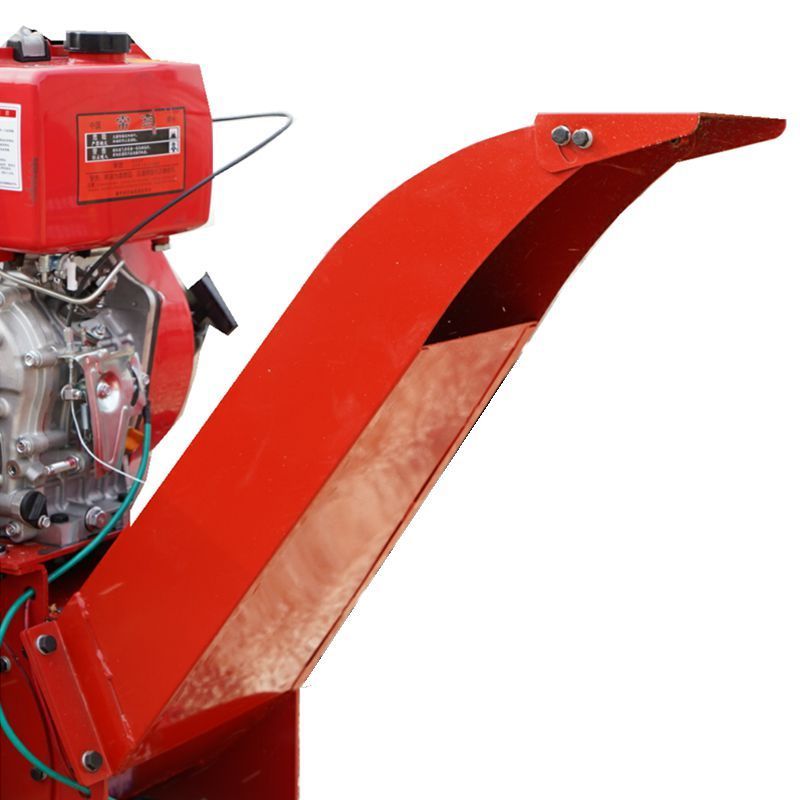 wood chipper shredder mulcher gasoline engine powered movable woodchipper wood chipper tree shredder machine