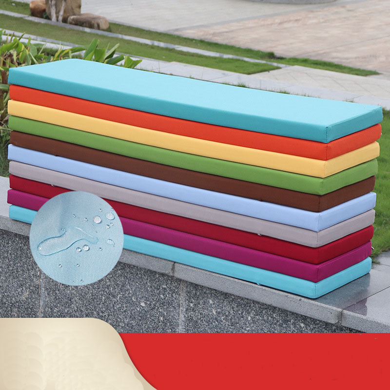 high density sponge seat cushion long bench rectangle sofa seat cushion water resistant custom size welcome cushion