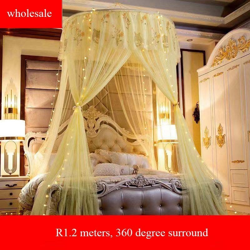 Mosquitero colgado con Cabeza Redonda wholesale price mosquito net bed canopy round head hanging mosquito net