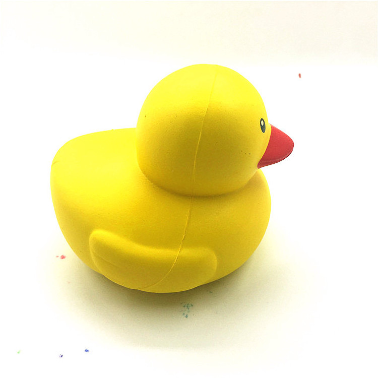 wholesale yellow duck slow rising scented squishies PU foam anti stress toys